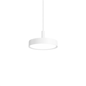 Lámpara Colgante Louis Poulsen LP Slim Ø25 3000K y Dali Blanco