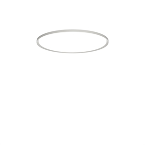 Lámpara de Techo Empotrada Louis Poulsen LP Slim Ø44 3000K y Aluminio Crudo Oscuro Dali
