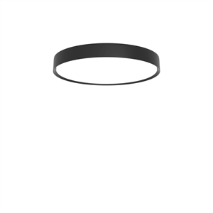 Lámpara de Techo Redonda Louis Poulsen LP Slim Ø44 3000K y Dali Negro