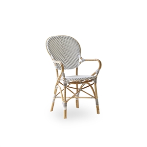 Sika-Design Isabell Cafe Silla con Reposabrazos Blanco