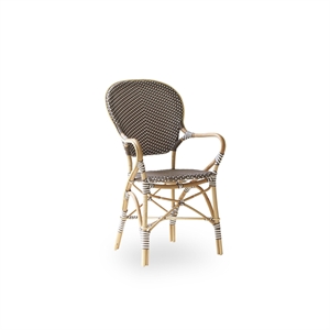 Sika-Design Isabell Cafe silla con reposabrazos Taupe