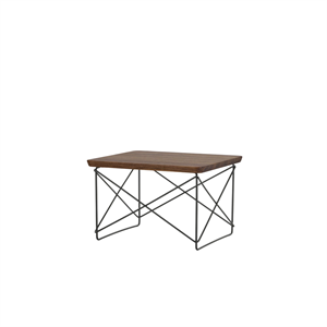 Vitra Occasional Table LTR Mesita de Noche/auxiliar Nuez Oscuro/ Negro