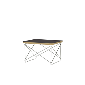 Mesa Auxiliar Vitra LTR, Laminada Negro y Acero Inoxidable