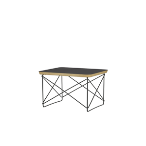 Vitra Occasional Table LTR Mesita de noche/Mesa Auxiliar Laminado Negro/Negro