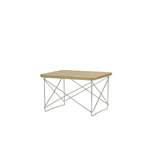 Vitra Occasional Table LTR Mesita de Noche/auxiliar Castaño natural/Acero Inoxidable
