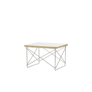Vitra Occasional Table LTR Mesita de Noche/auxiliar Laminado Blanco /Acero Inoxidable