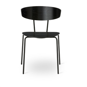 Ferm Living Silla de Comedor Herman Negro