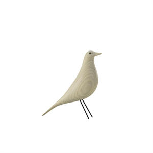 Escultura de pájaro de la Casa Eames de Vitra , color fresno y blanco algodón