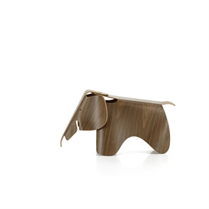 Taburete Vitra Eames Elephant en nogal lacado Nuez