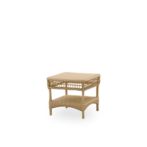 Sika-Design Mesa auxiliar Susy Exterior 55x55 cm Natural