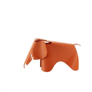 Taburete Vitra Eames Elephant RE Rojo Naranja