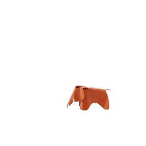 Taburete Pequeño Vitra Eames Elephant RE Rojo Naranja