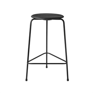 Taburete Alto Dot Fritz Hansen Negro