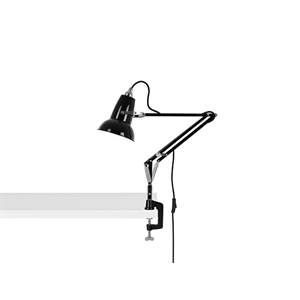 Anglepoise Original 1227 Mini Lámpara Con Abrazadera Negro Azabache