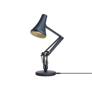 Anglepoise 90 Mini Mini Lámpara de Mesa Negro Carbón Y Negro Azul Acero Y Gris