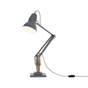 Anglepoise Original 1227 Lámpara de Mesa Latón Gris Elefante