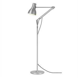 Anglepoise Type 75 Lámpara de Pie Plata Lustroso