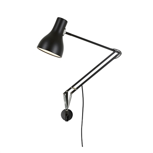 Anglepoise Type 75 Lámpara Con Montaje Para Pared Negro Azabache