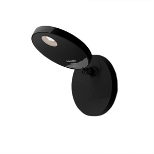 Artemide DEMETRA FARETTO Lámpara de Pared 2700K, U. On/Off, Opaque Negro