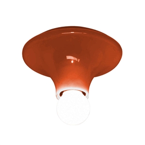 Artemide TETI, Lámpara de Techo de Pared/techo Naranja