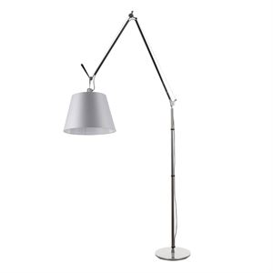 Artemide Tolomeo Mega Floor Lamp Satin 36 cm Shade w. dimmer