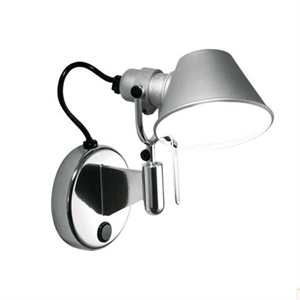 Artemide Tolomeo Micro Faretto Wall Lamp with switch