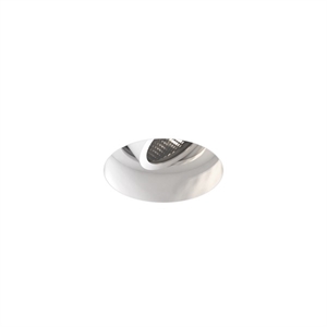 Astro Trimless Slimline Redondo Ajustable de Cuatro Niveles, Blanco Mate
