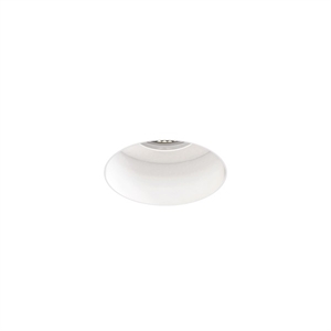 Foco Astro Trimless Slimline Redondo Fijo con Clasificación de Fuego IP65, Blanco Mate