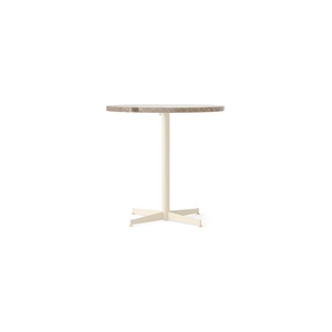 Mesa de Comedor Audo Nook Ø80 Marfil/Kunis Breccia