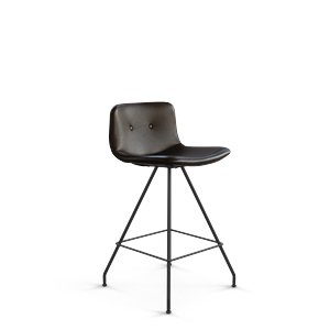 Taburete de Bar Bajo Primum de Bent Hansen, Negro/Zenso 3 230