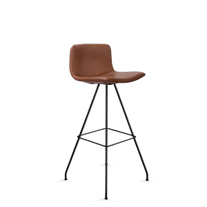 Taburete de Bar Alto Primum de Bent Hansen, Negro/Zenso 3 223