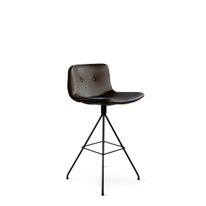 Taburete de Bar Bent Hansen Primum con Base Giratoria, Negro/Zenso 3 230
