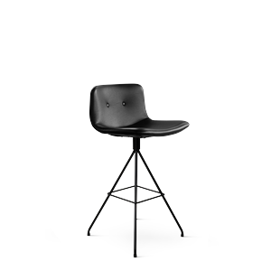 Taburete de Bar Bent Hansen Primum con Base Giratoria, Negro/Zenso 3 207