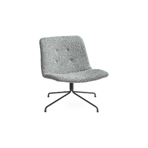 Sillón Primum de Bent Hansen, Negro/esponjoso, 50 cm