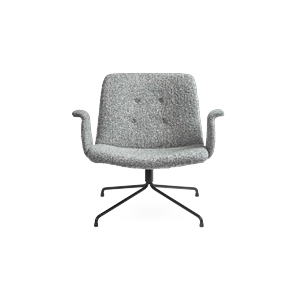 Sillón Bent Hansen Primum con Reposabrazos , Negro/Fluffy 50