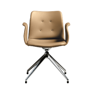 Silla de Comedor Bent Hansen Primum de 4 Estrellas en Acero pulido/Zenso 3 261