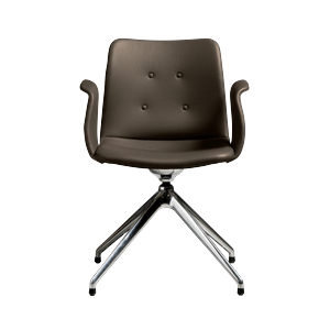 Silla de Comedor Bent Hansen Primum de 4 Estrellas en Acero pulido/Zenso 3 230