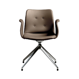 Silla de Comedor Bent Hansen Primum de 4 Estrellas en Acero pulido/Zenso 3 292