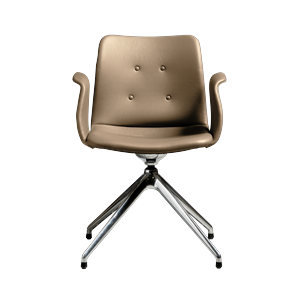 Silla de Comedor Bent Hansen Primum de 4 Estrellas en Acero pulido/Zenso 3 228