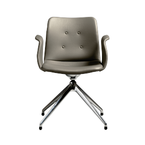 Silla de Comedor Bent Hansen Primum de 4 Estrellas en Acero pulido/Zenso 3 214