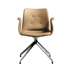 Silla de Comedor Bent Hansen Primum de 4 Estrellas con Asiento Giratorio en Acero pulido/Zenso 3 261