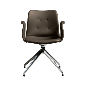 Silla de Comedor Bent Hansen Primum de 4 Estrellas con Asiento Giratorio de Acero pulido/Zenso 3 230