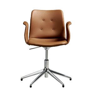 Silla Giratoria Bent Hansen Primum de 5 Estrellas con Asiento Giratorio de Acero pulido/Zenso 3 223