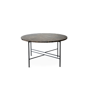 Mesa de Centro Bent Hansen Metro 65/45 Mármol Emperador/Marrón Oscuro