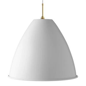 Bestlite BL9XL Pendant Mat White & Brass