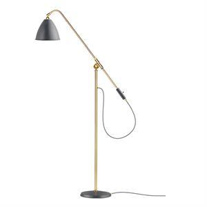 Bestlite BL4 Floor Lamp Grey & Brass