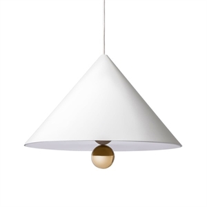Petite Friture CHERRY LARGE Pendant lamp White & Gold