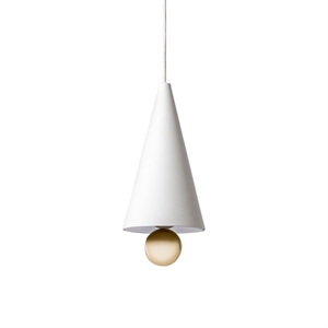 Petite Friture CHERRY SMALL Pendant lamp White & Gold