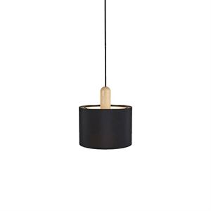 Darø Paso Wood 25 P1 Lámpara Colgante de Roble Negra Con Cable Negro