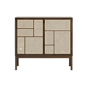 Mesa Auxiliar Air de Design House Stockholm con Patas de Roble Oscuro